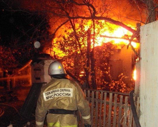 Пожар в Воробьевском районе