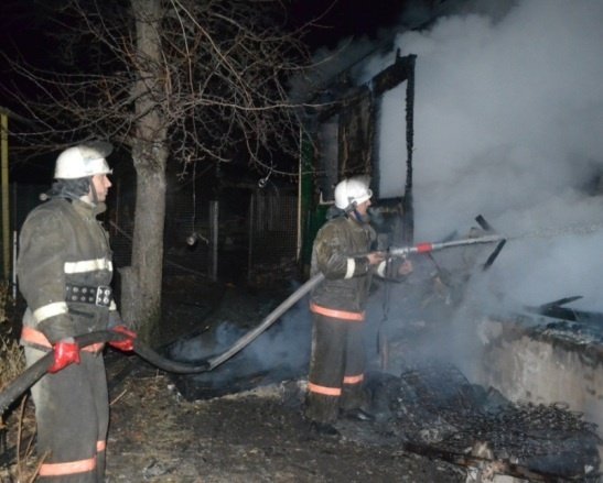 Пожар в Воробьевском районе