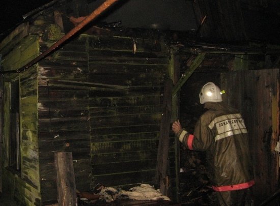 пожар в Воробьевском районе