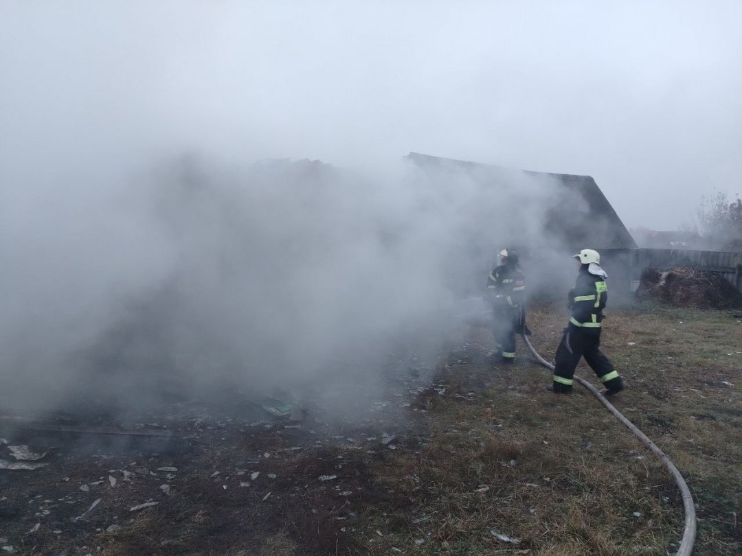 Пожар в Воробьевском районе